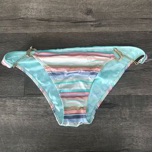 Victoria’s Secret stripe shimmer bottoms